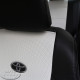 Чехлы для Тойота Королла Е160 (ЭКОкожа + перфорация) белый